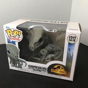 Funko Pop! & Buddy: Jurassic World Dominion - Blue and Beta Vinyl Figure